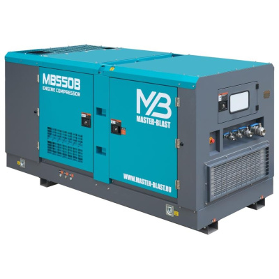 Винтовой компрессор Master Blast MB550B-7 (дизельный)