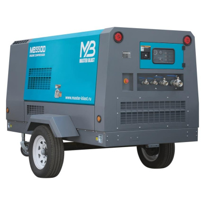 Винтовой компрессор Master Blast MB550D (дизельный)
