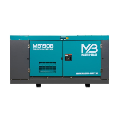 Винтовой компрессор Master Blast MB190B-7 (дизельный)