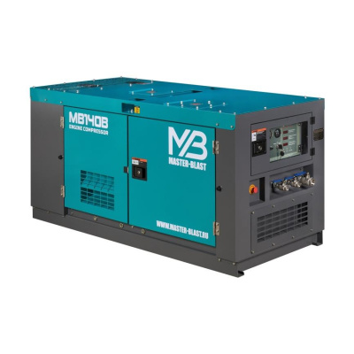 Master Blast MB-140B-15 винтовой дизельный компрессор