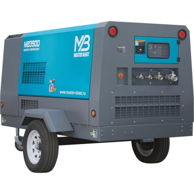 Винтовой компрессор Master Blast MB390D-7 (дизельный)