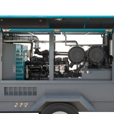 Винтовой компрессор Master Blast MB390D-7+AC (дизельный с осушителем)